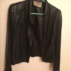 YSL vintage leather jacket